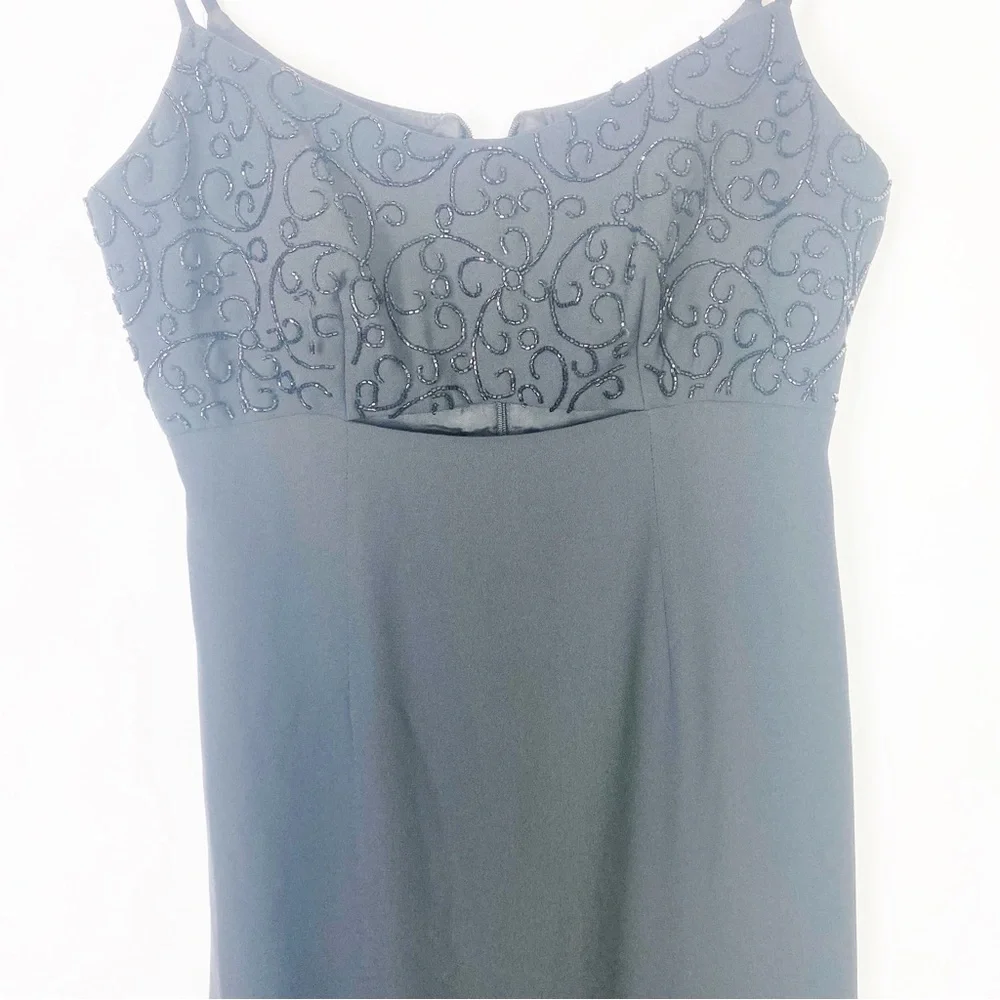Laundry Shelli Seagal Elegant Pencil Dress Beads Sleek Minimal Party Wedding 6P